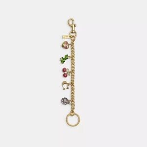 COACH Motif Chain Bag Charm